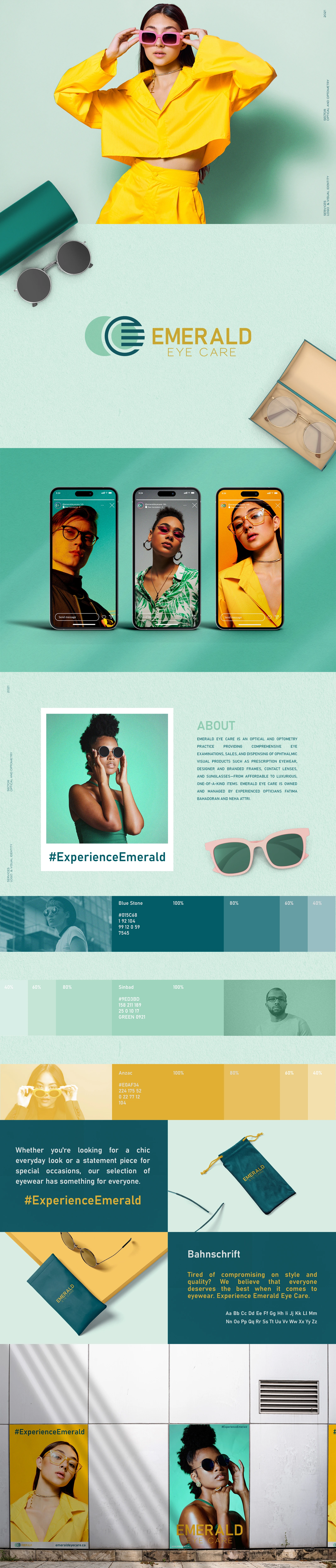 Emerald Eye Care brand assets
